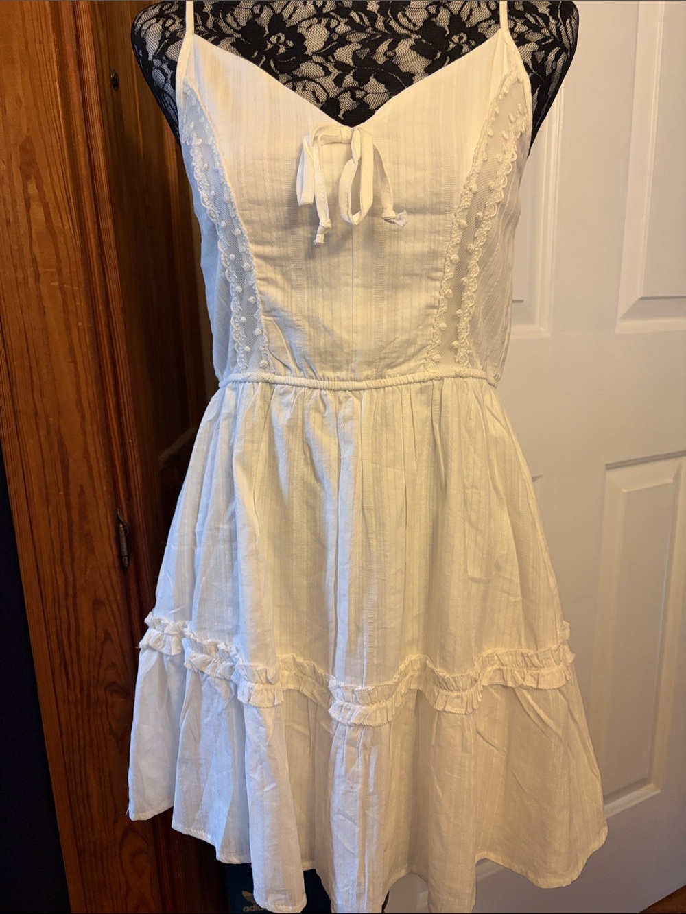 White Spaghetti-Strap Sundress